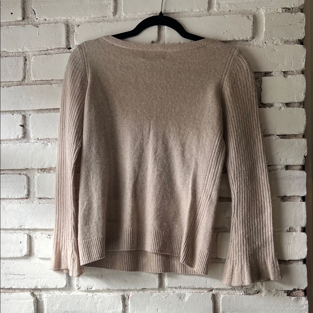 Banana Republic Women's Beige Crew Neck Sweater FILPUCCI - Picture 7 of 9